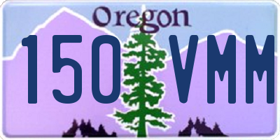 OR license plate 150VMM