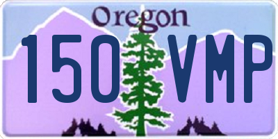 OR license plate 150VMP