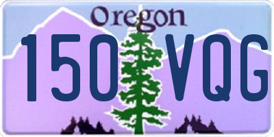 OR license plate 150VQG