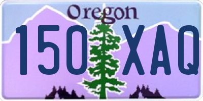 OR license plate 150XAQ
