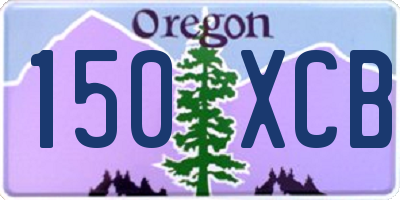 OR license plate 150XCB