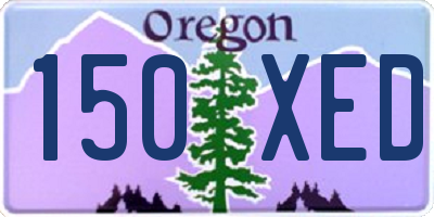 OR license plate 150XED