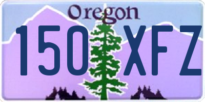 OR license plate 150XFZ
