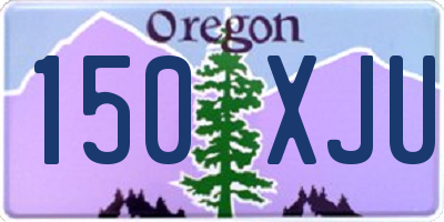 OR license plate 150XJU
