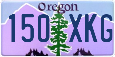 OR license plate 150XKG