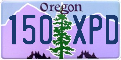 OR license plate 150XPD