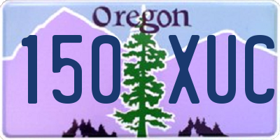 OR license plate 150XUC