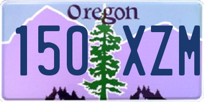 OR license plate 150XZM