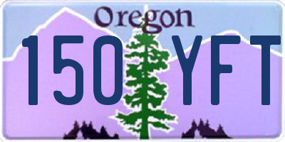 OR license plate 150YFT