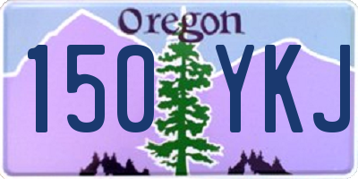 OR license plate 150YKJ