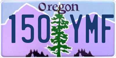 OR license plate 150YMF