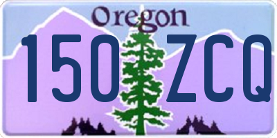 OR license plate 150ZCQ