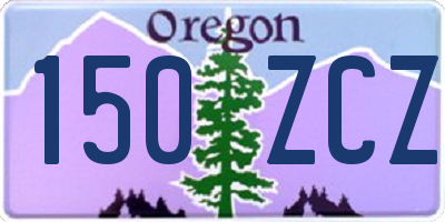 OR license plate 150ZCZ