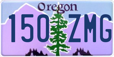 OR license plate 150ZMG