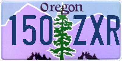 OR license plate 150ZXR