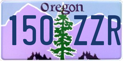 OR license plate 150ZZR