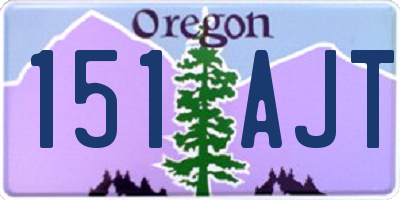 OR license plate 151AJT