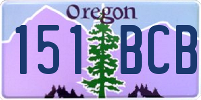 OR license plate 151BCB