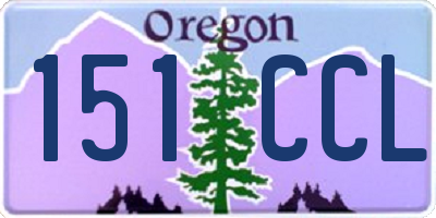 OR license plate 151CCL
