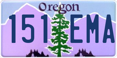 OR license plate 151EMA