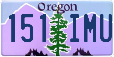 OR license plate 151IMU