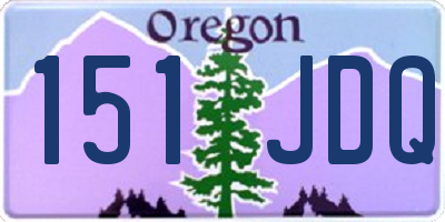 OR license plate 151JDQ