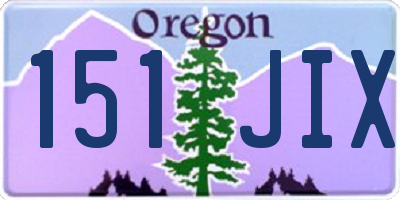 OR license plate 151JIX