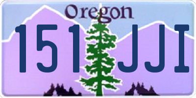 OR license plate 151JJI