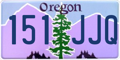 OR license plate 151JJQ