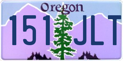 OR license plate 151JLT