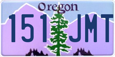 OR license plate 151JMT