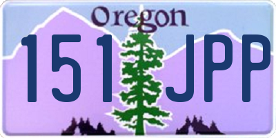 OR license plate 151JPP