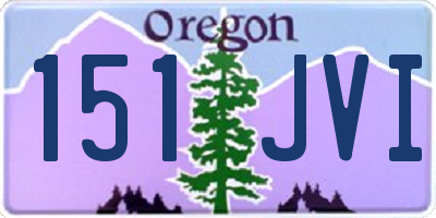 OR license plate 151JVI
