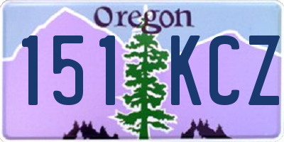 OR license plate 151KCZ