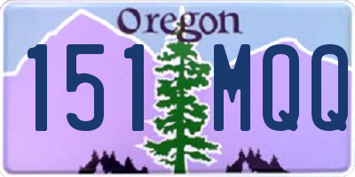 OR license plate 151MQQ