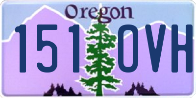 OR license plate 151OVH