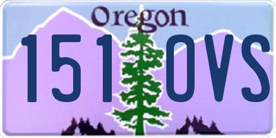 OR license plate 151OVS