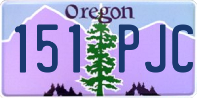 OR license plate 151PJC