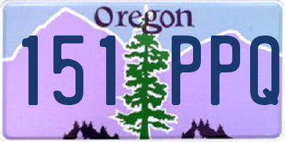 OR license plate 151PPQ