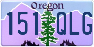OR license plate 151QLG