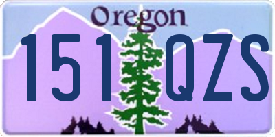 OR license plate 151QZS