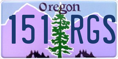 OR license plate 151RGS