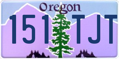 OR license plate 151TJT