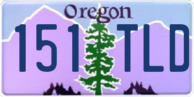 OR license plate 151TLD