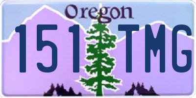 OR license plate 151TMG