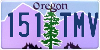 OR license plate 151TMV