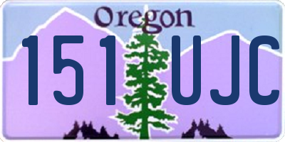OR license plate 151UJC