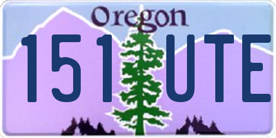 OR license plate 151UTE