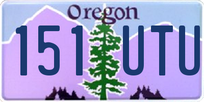 OR license plate 151UTU