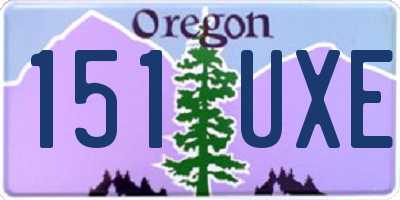 OR license plate 151UXE